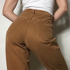🚫SOLD🚫VTG high waisted tan pants sz 27